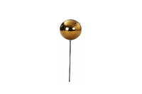 Goldene Deko-Kugel Ø 10 cm auf einer Spitze