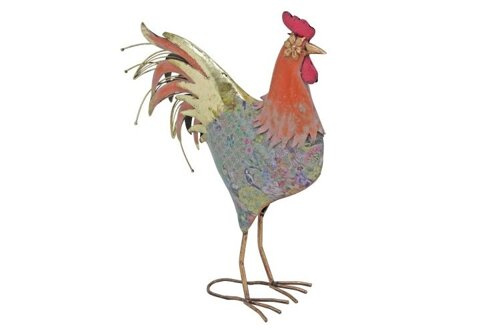Dekorativer Hahn für den Garten.