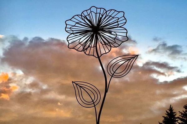 Metallblume DELICAT 1. 