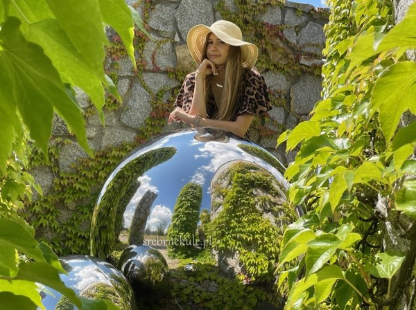 Kula duża stalowa Ø 80 cm - polerowana