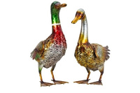 Gartendekoration goldene ENTE