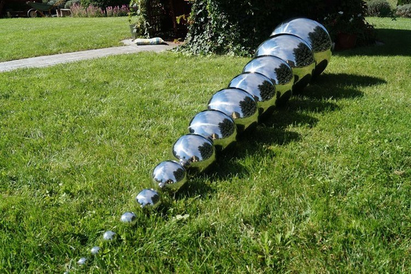 Kula duża stalowa Ø 70 cm - polerowana