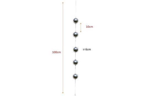 Girlande mit Kugeln 6 cm, Länge 100 cm.
