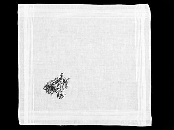 Grafisches Taschentuch: PFERD