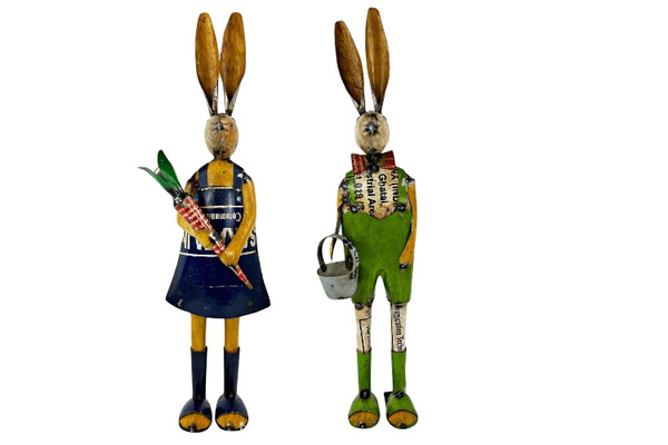 Hase mit Eimer.