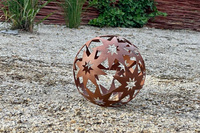 Ażurowa kula dekoracyjna Ø 14 cm - GWIAZDA