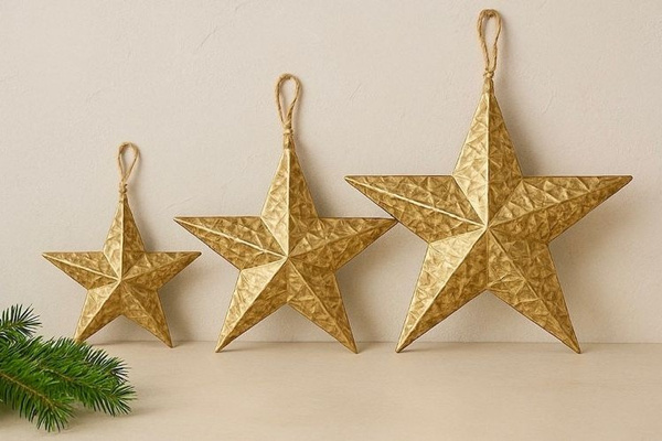 Goldener Stern 60 cm