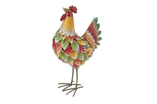 Buntes Huhn für den Garten