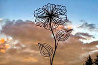 Metallblume DELICAT 1. 