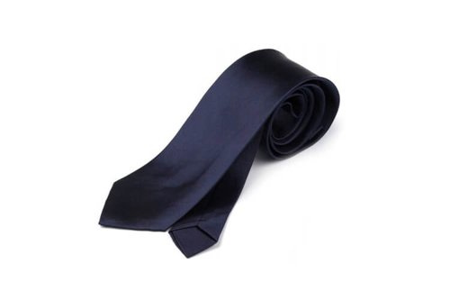 Klasyczny krawat w kolorze granatowym