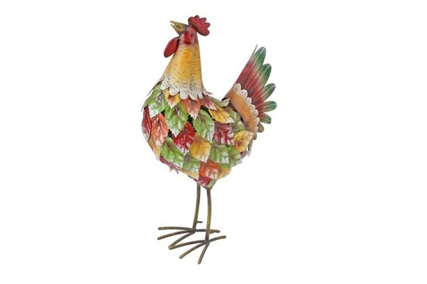 Buntes Huhn für den Garten