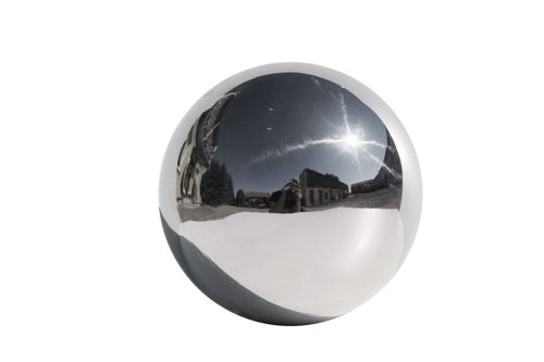 Silberne Zierkugel Ø 20 cm - poliert