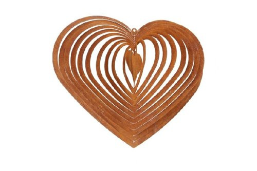 Anhänger HERZ L Rost