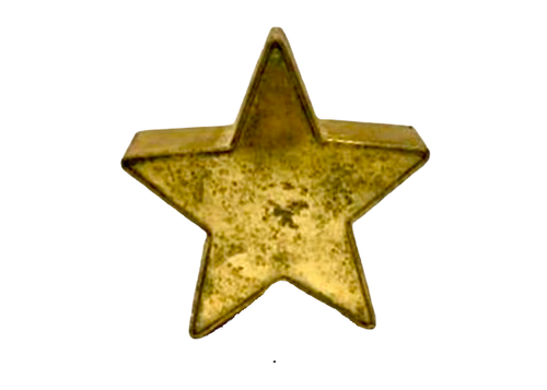 Großer stehender Metallstern