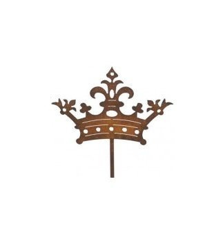 Dekoracja ogrodowa kule na piku KORONA 2