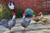 Gartendekoration goldene ENTE
