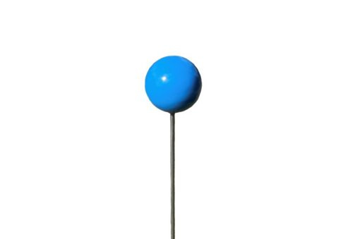 Blaue Deko-Kugel Ø 6 cm auf einer Spitze