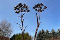 Metallblumengarten Hortensie