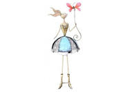 Frau Hase Ballerina 76 cm - Gartendekoration aus Metall