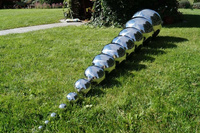 Kula duża stalowa Ø 100 cm - polerowana