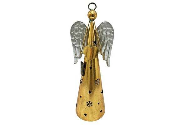 Ein Engel in goldenem Kleid