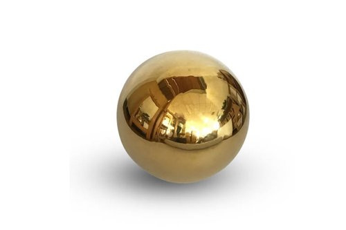 Goldene Dekokugel für Haus und Garten Ø 15 cm